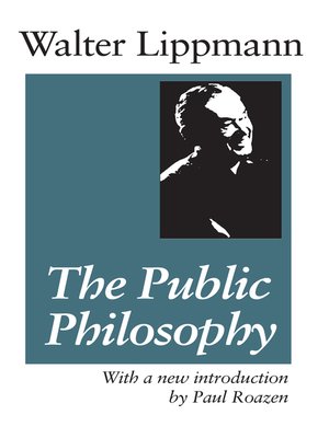 cover image of The Public Philosophy